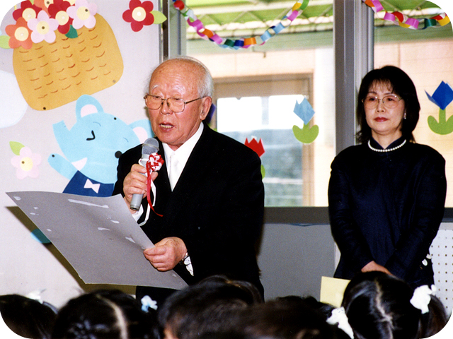 名誉理事長先生のお話